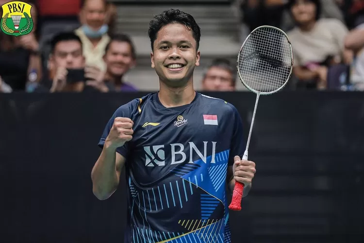 Pebulu tangkis tunggal putra Indonesia Anthony Sinisuka Ginting lolos ke final (Instagram @badminton.ina)