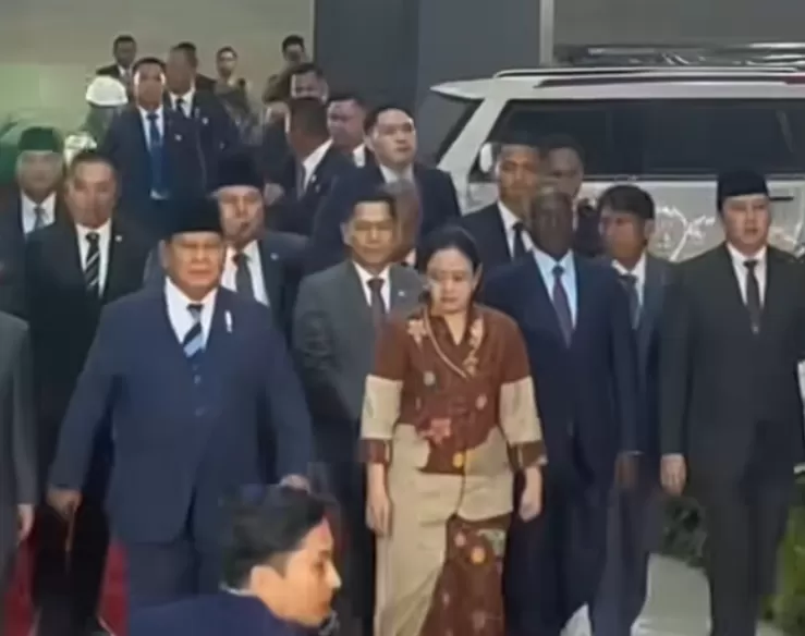 Presiden Prabowo Subianto menghadiri Sidang ke-19 Session of the Conference of the Parliamentary Union of the OIC Member States (PUIC) di Gedung DPR, Senayan, Jakarta, Rabu, 14 Mei 2025 malam. 