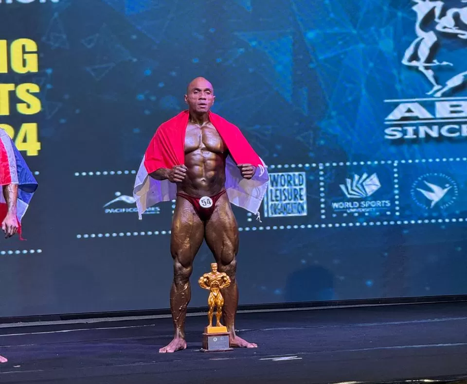 Atlet Papua Ipda Edwin Kaisiri. (Tribratanews.polri.go.id)