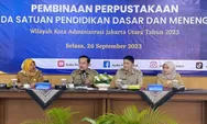 Sudin Pusip Jakut Gelar Pembinaan Perpustakaan Sekolah