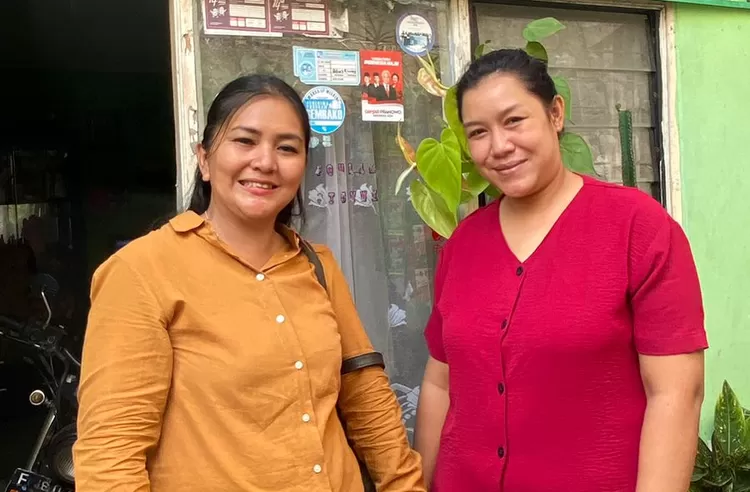 Bacaleg PDIP Aprilda Dasa Pratiwi menggerakan program Sapa Lima Ribu Pintu Rumah Warga'.