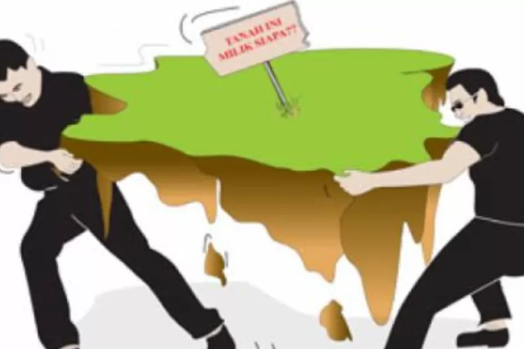 Ilustrasi sengketa tanah. (Ist)