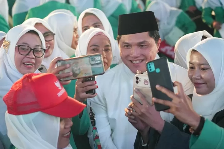 Erick Thohir paling banyak dipilih masyarakat Jawa Timur untuk menjadi cawapres.