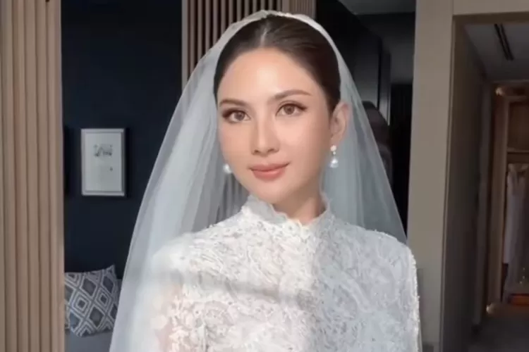 Jessica Milla Menjadi Pengantin Paling Cantik Tahun ini, Warganet: Seperti Bunda Maria (Foto: Tiktok @nyunyujoea)