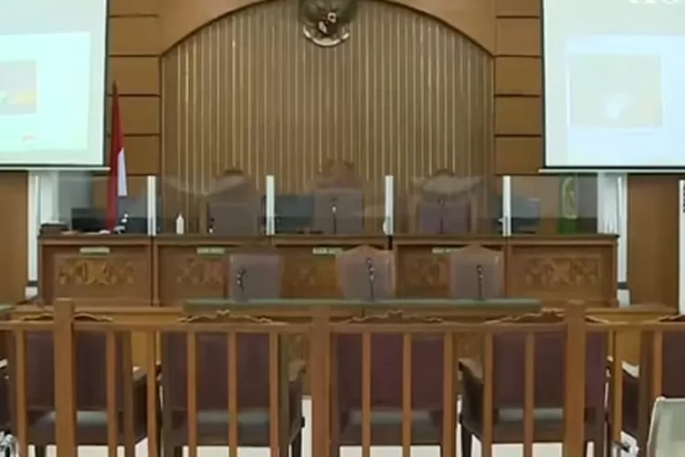 Penampakan ruang sidang untuk Ferdy Sambo dkk (Kanal YouTube Kompas TV)