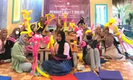Milenial di Bantul Ikuti Pelatihan Membuat Buket Balon yang Digagas Srikandi Ganjar DIY