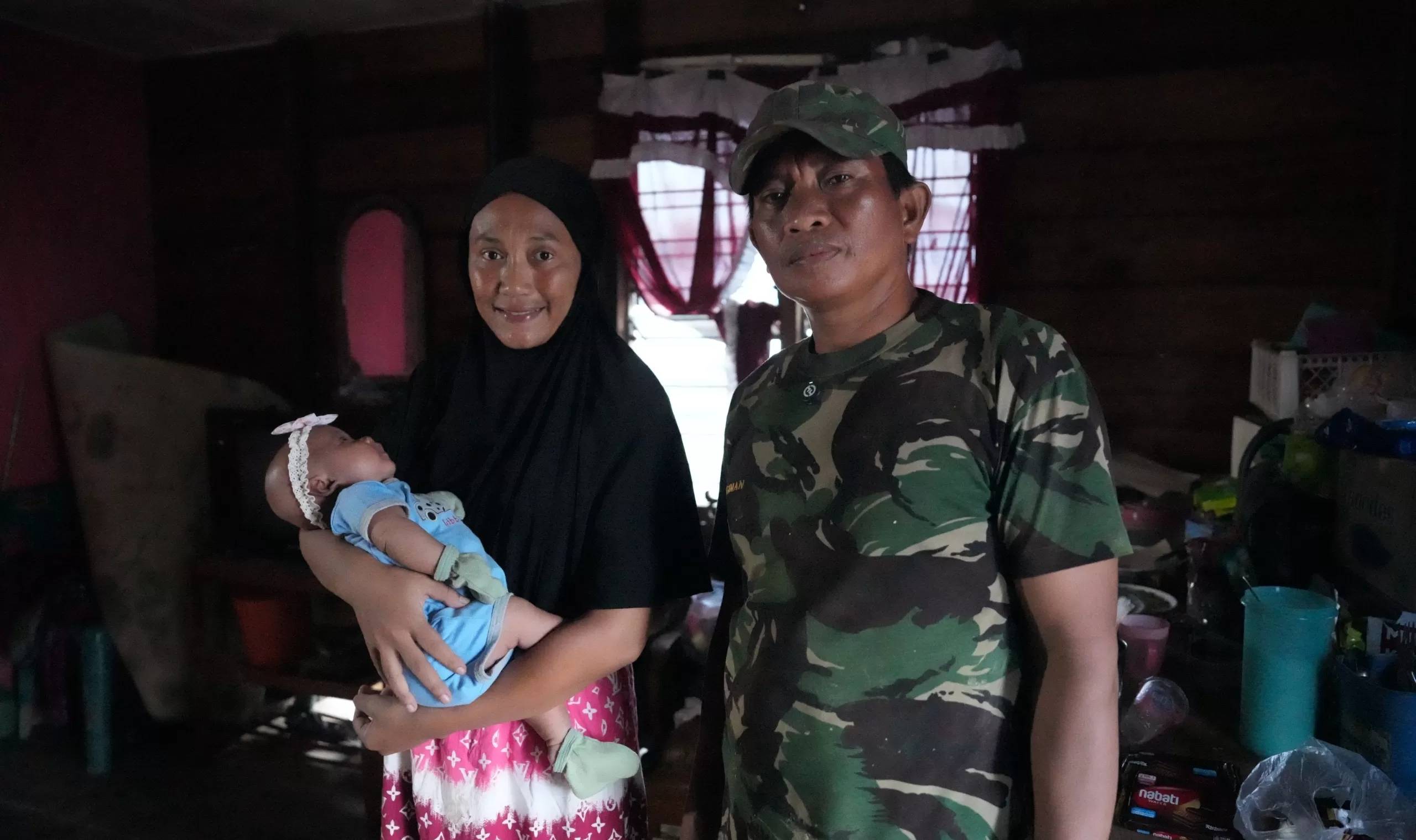 Sertu Giman Saputra, anggota Koramil 02 Karangbaru, Kodim 0117/Aceh Tamiang.