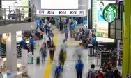 Antusiasme Pertumbuhan di Stasiun Kereta Senen Jelang Tahun Baru 2023