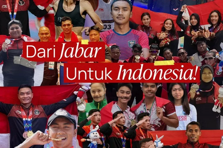 Atlet Jawa Barat yang mendapatkan medali emas