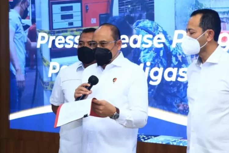 Direktur Tindak Pidana Tertentu (Dirtipidter) Bareskrim Polri, Brigjen Pol Pipit Rismanto saat memberikan keterangan pers