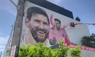 Inter Miami Bersiap Sambut Kedatangan La Pulga, Bikin Mural Raksasa Lionel Messi 