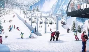 Tempat Wisata Salju ini cuma 30 Menit dari Depok, Dinginnya kaya di Freezer, dong!