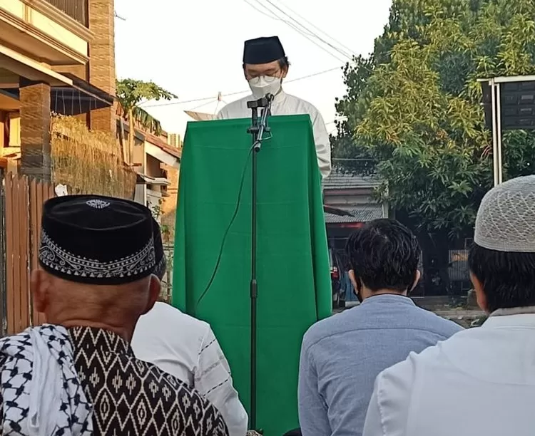 M. Ridho Rabbani, khotib sholat Idul Adha di Perum NF Asri
