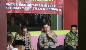 Rembug Warga, Kapolres Depok Dengarkan Aspirasi Warga Krukut