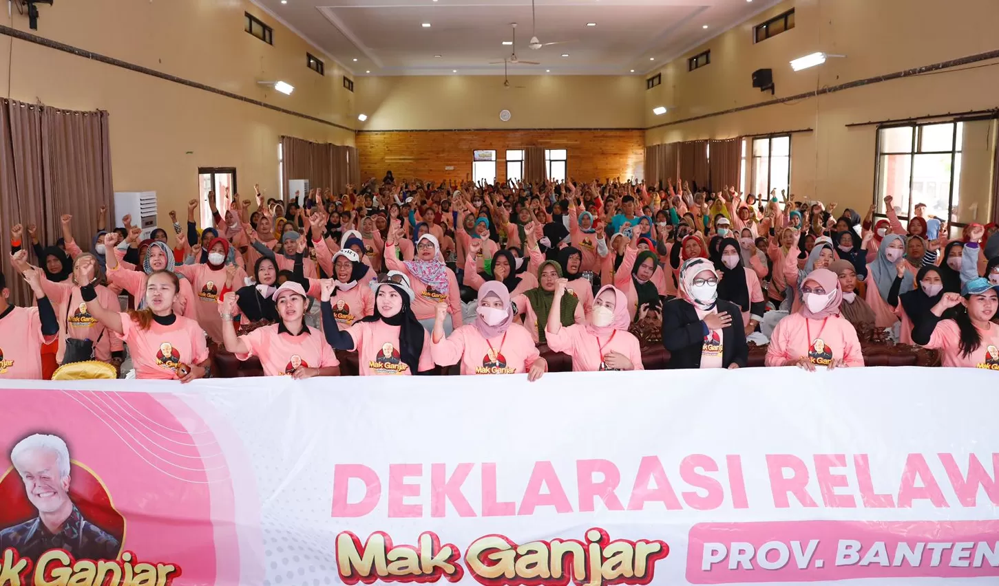 Mak Ganjar Banten dukung Ganjar Pranowo sebagai  Capres 2024 (Kabarfajar.com)