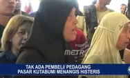 Pedagang Pasar Kutabumi Tangerang Banten menangis histeris tidak ada pembeli, Netizen: Hapus online shop