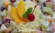 Sehat dan Mengenyangkan, Resep Minuman Salad Buah Susu Kental, Cocok diMakan Saat Siang Hari Rasanya Nagih