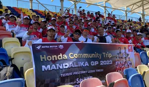 Bikers Honda Jawa Barat Saksikan Langsung Balapan GP Mandalika