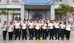 Perkuat Disiplin, Lapas Kelas IIB Gunungsitoli Laksanakan Pemeriksaaan Kelengkapan Atribut Oleh Satopspatnal