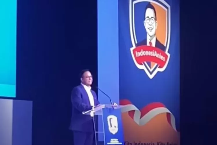 Calon presiden Partai Nasdem Anies Baswedan memberi sambutan dalam deklarasi relawan IndonesiAnies (.instagram.com/aniesbaswedan/)