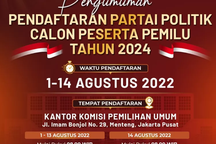 KPU ungkap kendala dalam propses pendaftaran parpol calon peserta Pemilu 2024 (kpu.go.id)