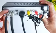 Cara Pasang Set Top Box (STB) di TV Analog Supaya Bisa Nonton Siaran TV Digital