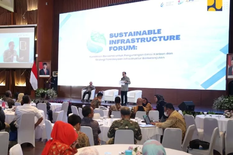 Kementerian Pekerjaan Umum dan Perumahan Rakyat (PUPR) bersama Indonesia Water Institute menyelenggarakan Sustainable Infrastructure Forum.