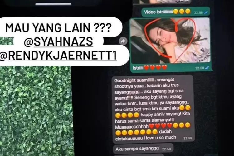 Syahnaz Sadiqah selingkuh? bukti chat via aplikasi ojol. (Instagram/ladynayoan)