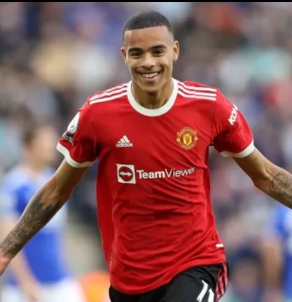 Potret Pemain Manchester United, Mason Greenwood  (Foto : Genmuslim/dok : berbagai sumber)