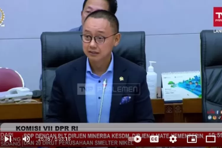 Momen saat Wakil Ketua Komisi VII DPR tegur bos smelter China yang tak pakai Bahasa Indonesia