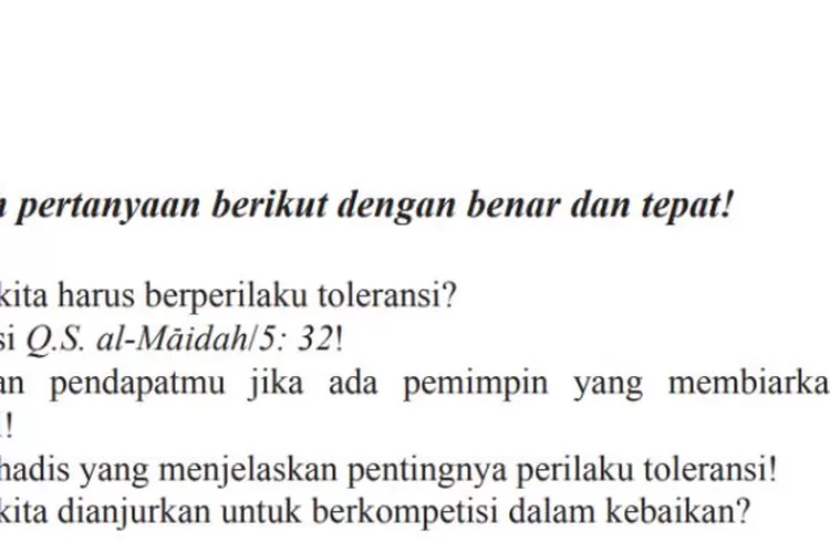 Kunci Jawaban PAI K13 Kelas 11 Bab 11 Halaman 195: Berperilaku ...