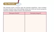 Materi 'Dampak Positif dan Negatif Negara Maritim dan Kepulauan', Kunci Jawaban Tema 1 Kelas 5 Halaman 146