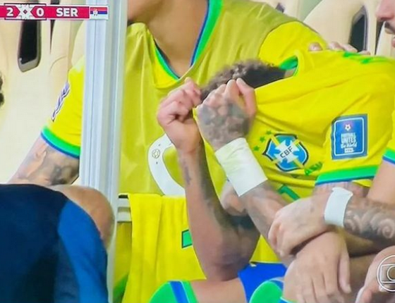 Neymar cedera saat melawan Serbia, apakah ini akan menjadi laga terakhirnya di Piala Dunia? (Instagram @neymar.jr.official   )
