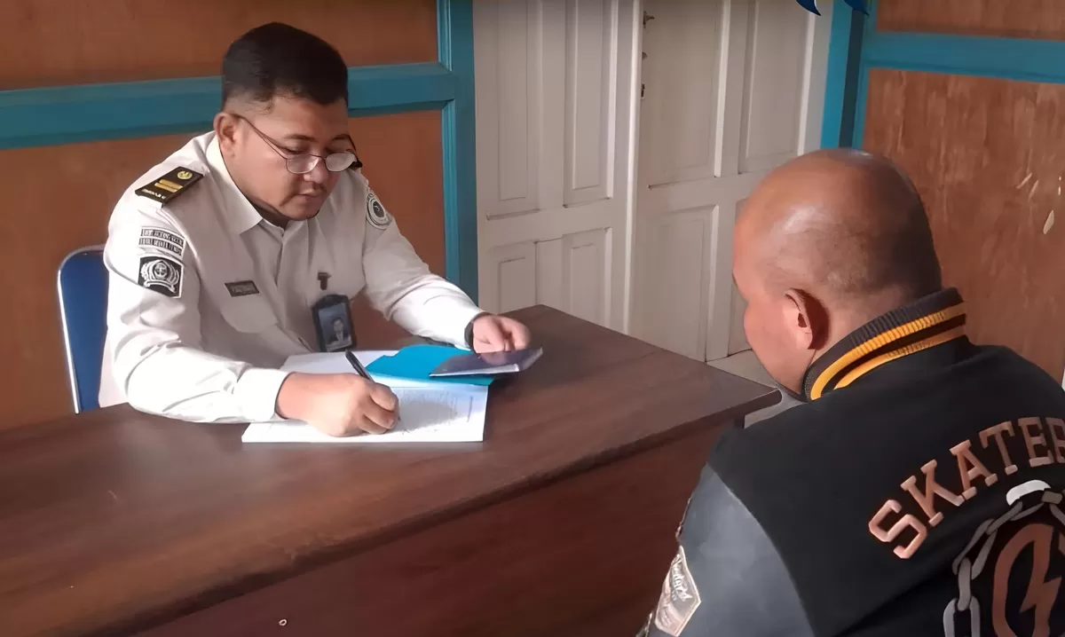 PK Bapas Muara Teweh Bersama Klien