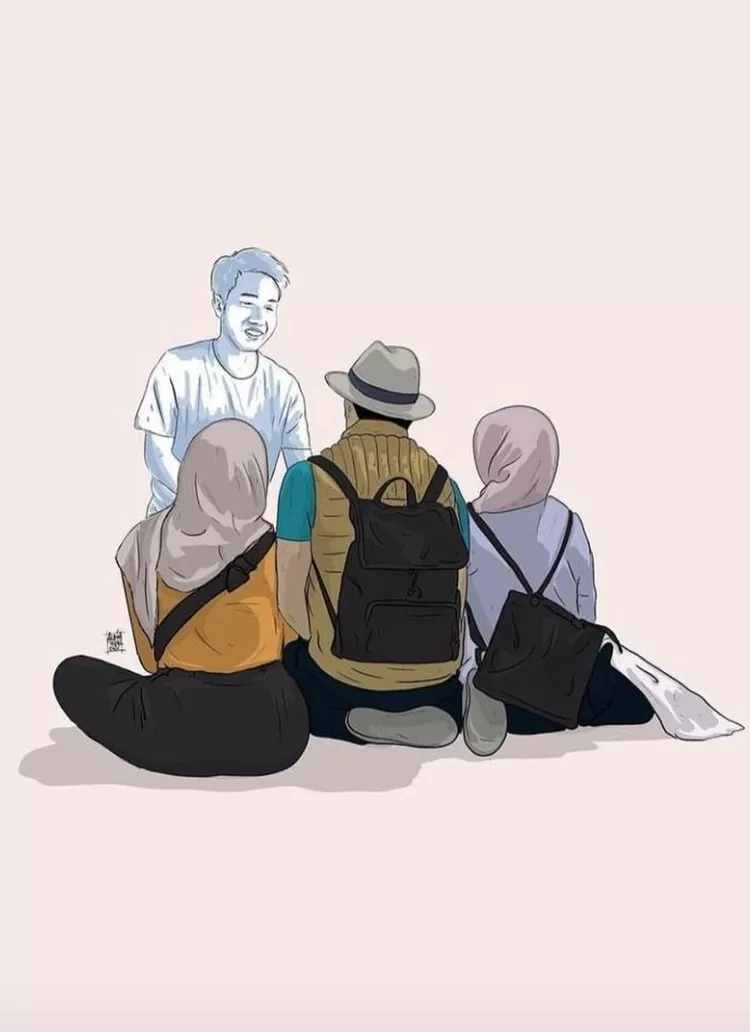 Gambar 1: Eril  dihadapan Ridwan Kamil, Atalia dan Zara