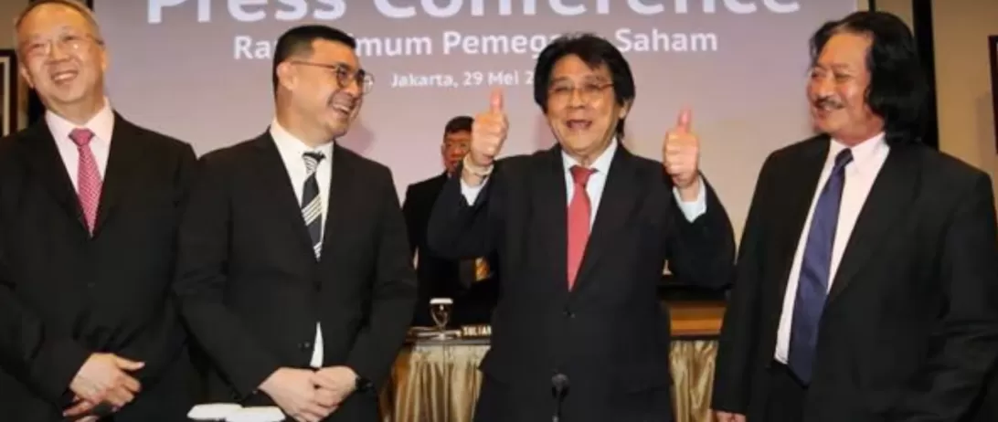 Para pendiri Salim Group dalam frame foto. (Tangkapan Layar Youtube)