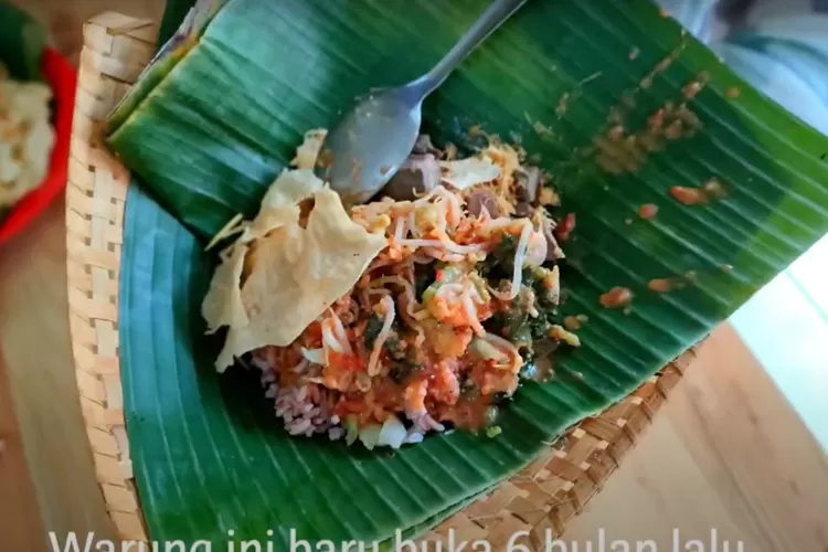 Kuliner Sehat Khas Madiun Di Kota Wonosobo Inilah Pecel Pincuk Mak