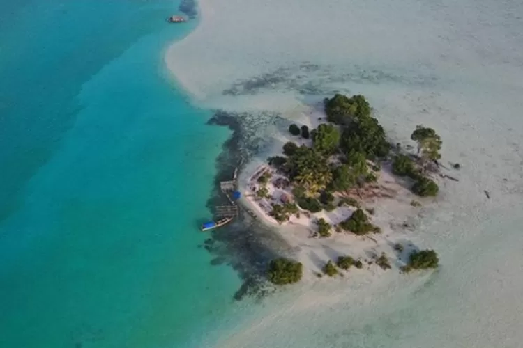 Ilustrasi kepulauan Widi yang 100 pulaunya akan dilelang 
