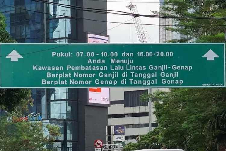 Aturan Ganjil Genap Jarta hari ini, ruas jalan, gerbang tol, dan plat kendaraan