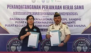 Lapas Tahuna Gelar PKS Bersama Tiga Instansi Stakeholder