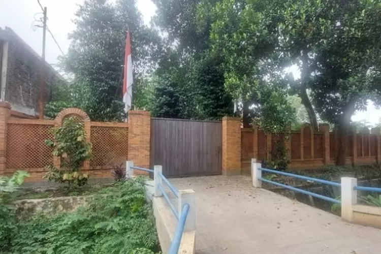 Rumah mewah yang diduga milik Panji Gumilang, pimpinan Ponpes AL Zaytun di Depok.