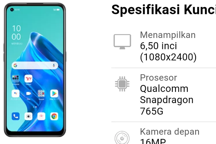 Harga Oppo Reno 5A Desember 2022 Turun Tinggal Rp 3 Jutaan, Ponsel