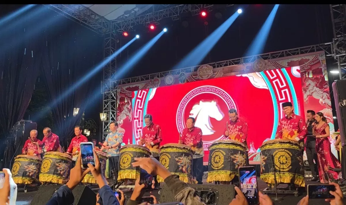 Pekan Budaya Tionghoa Yogyakarta (PBTY) XXI Tahun 2026 resmi dibuka pada Rabu malam (25/2/2026) di kawasan Pecinan Ketandan dan Jalan Suryatmajan, Kota Yogyakarta (doc. Humas Pemkot. Yogyakarta)