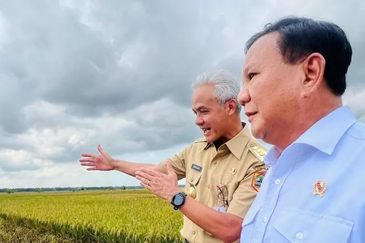 Prabowo Subianto dan Ganjar  Pranowo. PDIP masih buka peluang kerjasama politik dengan  Partai Gerindra (Biro Pres Sekretariat Presiden)