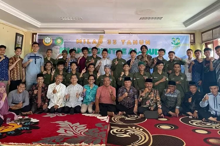 Rajut kebersamaan di  Tasyakuran Milad 33 Tahun Islamic Center Al Quds, Padang.  ist
