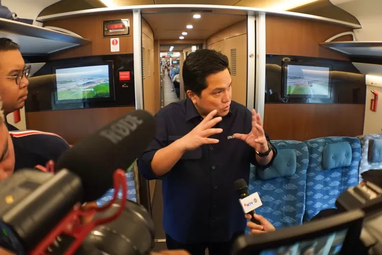 Posisi Erick Thohir sebagai cawapres semakin kiat aska ditolaknya gugatan soal usia cawpres oleh MK.