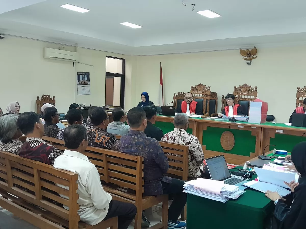 Lanjutan sidang kasus dugaan korupsi hibah pariwisata digelar dengan Terdakwa Sri Purnomo mantan Bupati di Pengadilan Tindak Pidana Korupsi dan Hubungan Industrial Yogyakarta pd Senin (26/1/26) (IST.)