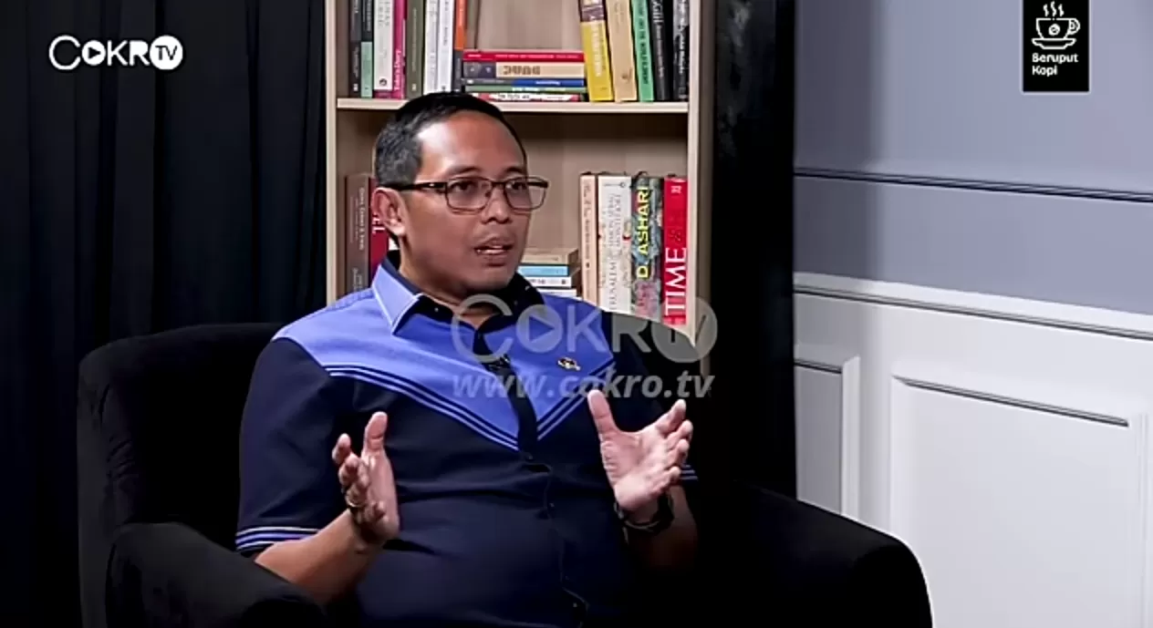 Kepala Kantor Komunikasi Kepresidenan (PCO) RI, Hasan Nasbi. Foto: Cokro TV