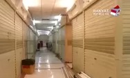 Sepi pengunjung, banyak kios di Pasar Tanah Abang Jakarta tutup, pedagang berharap ramai seperti dulu lagi