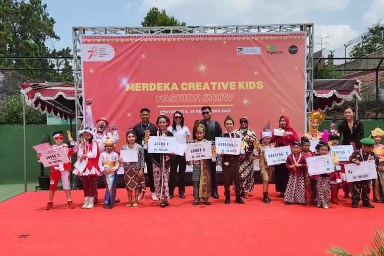 Dukung Fashion Show Kids, Kenalkan Pegadaian ke Generasi Muda Sejak Dini